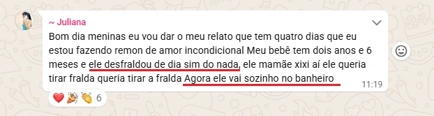 Desfraldou de dia e vai sozinho ao banheiro